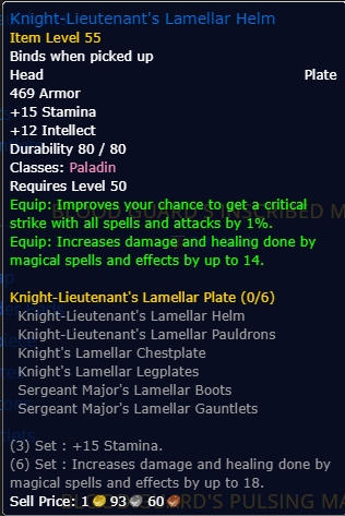 Knight-Lieutenant's Lamellar Helm